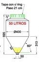 Fermentador Infinity Rotomolding Clamp 50l Cerveza